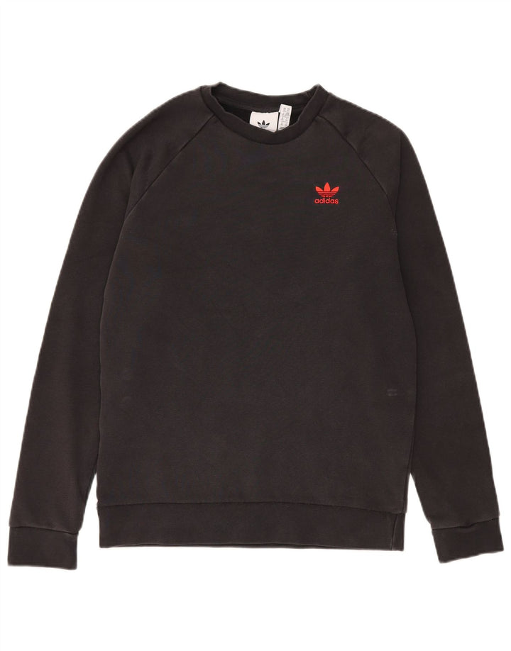 Felpa da uomo Adidas Jumper XS in cotone nero