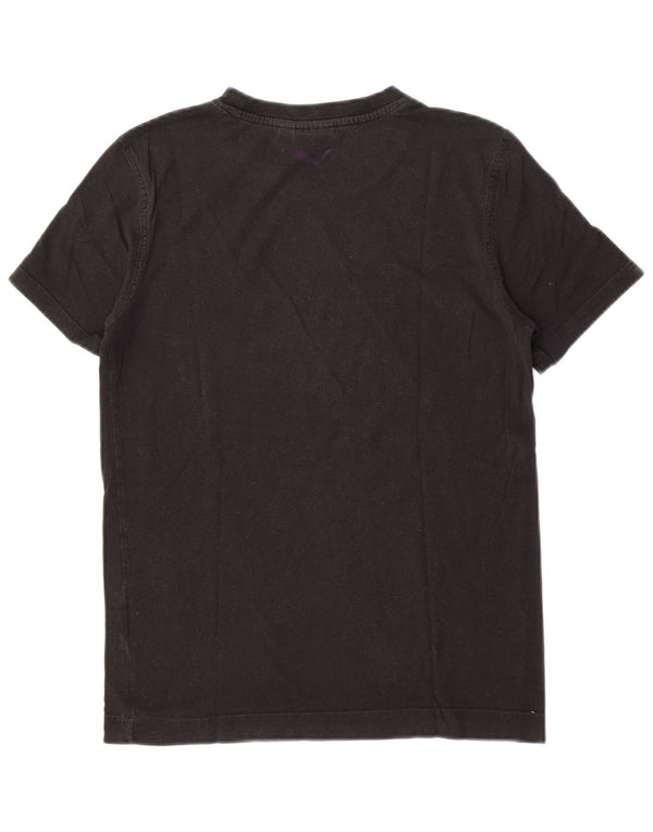 T-shirt grafica da uomo Puma Top XS in cotone nero