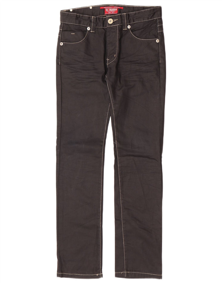 Jeans slim da donna El Charro W28 L30 neri