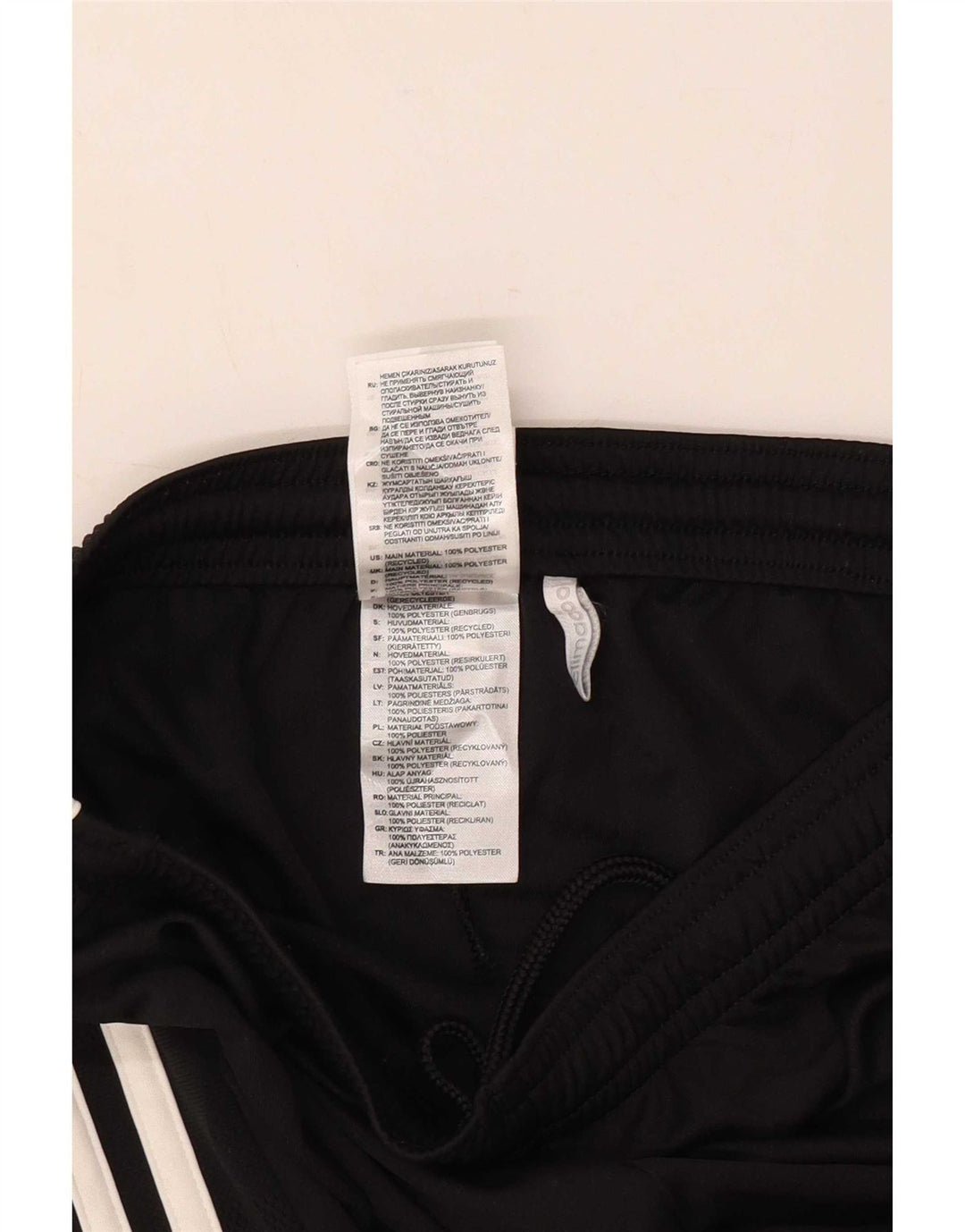 Pantaloncini sportivi Adidas Climacool da uomo piccoli in poliestere nero