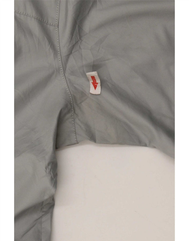 Giacca antipioggia da uomo con cappuccio The North Face UK 38 Poliestere grigio medio