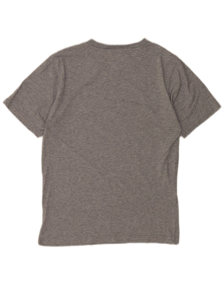 T-shirt grafica da uomo New Balance Top grigio medio chiazzato