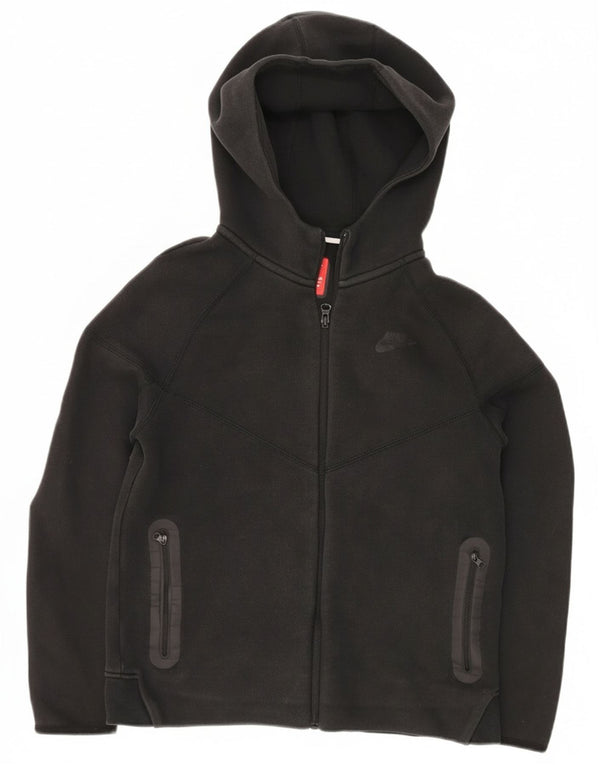 Felpa con cappuccio e zip Nike da ragazzo 13-14 anni XL in cotone nero