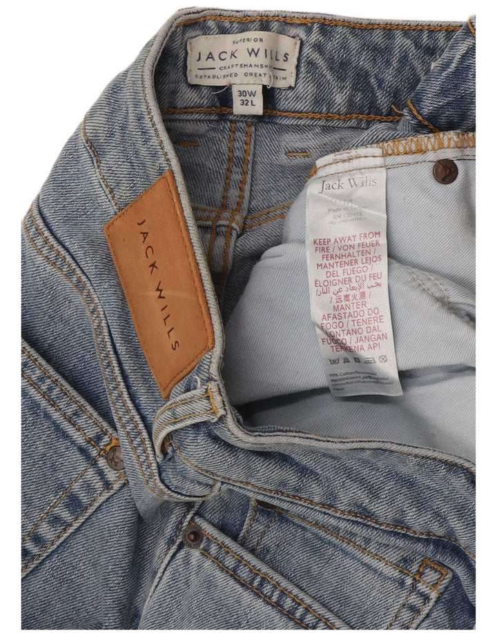 Jeans slim da uomo Jack Wills W30 L32 cotone blu