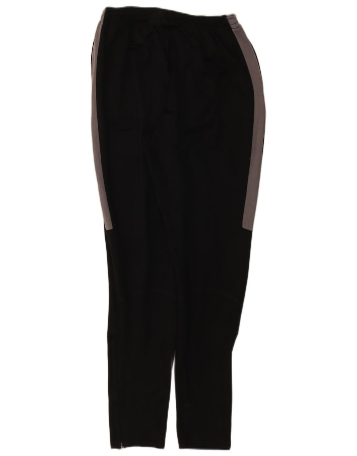 Pantaloni da tuta Nike Dri Fit da uomo, piccoli, in poliestere color block nero