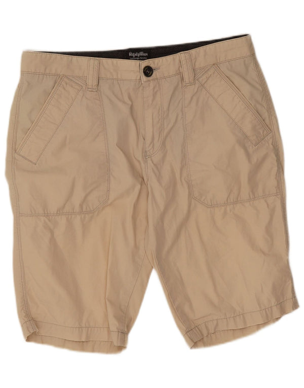 Pantaloncini chino da uomo Refrigiwear W34 Large in cotone beige