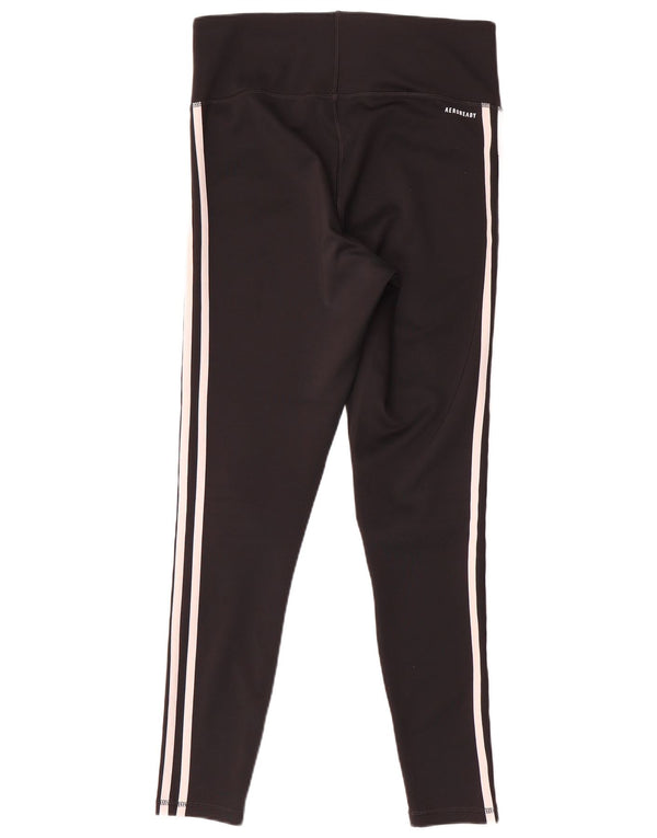 Leggings Adidas Aeroready da donna UK 12/14 Medio Nero