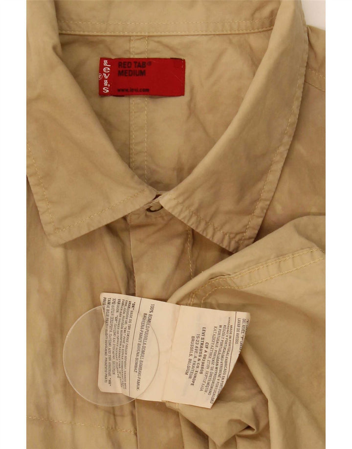 Camicia da uomo Levi's Media Beige Tie Dye in cotone