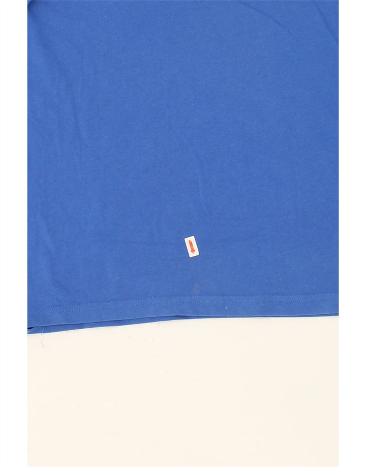 ADIDAS Mens Climalite T-Shirt Top Medium Blue Cotton Vintage Adidas and Second-Hand Adidas from Messina Hembry 