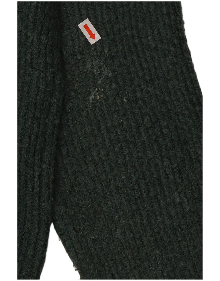 Maglione maglione girocollo da uomo Marks & Spencer grande acrilico verde