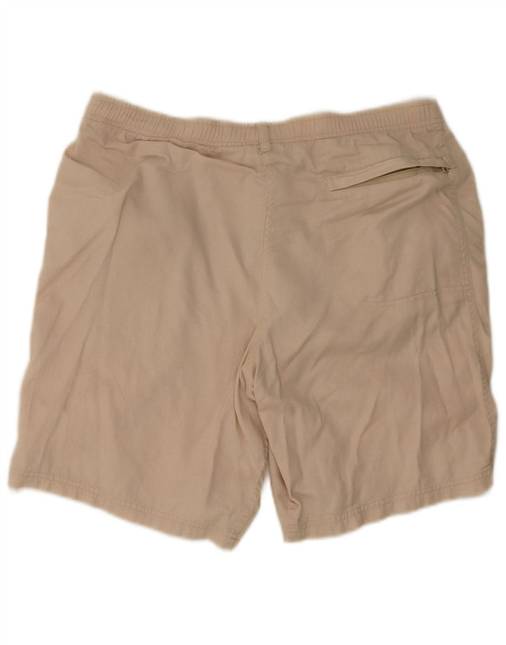 Pantaloncini sportivi Nike da uomo in cotone beige medio