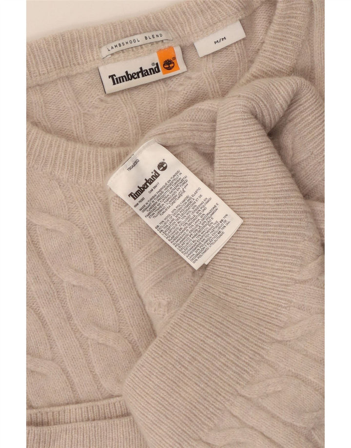 TIMBERLAND Maglione girocollo da uomo in lana beige medio
