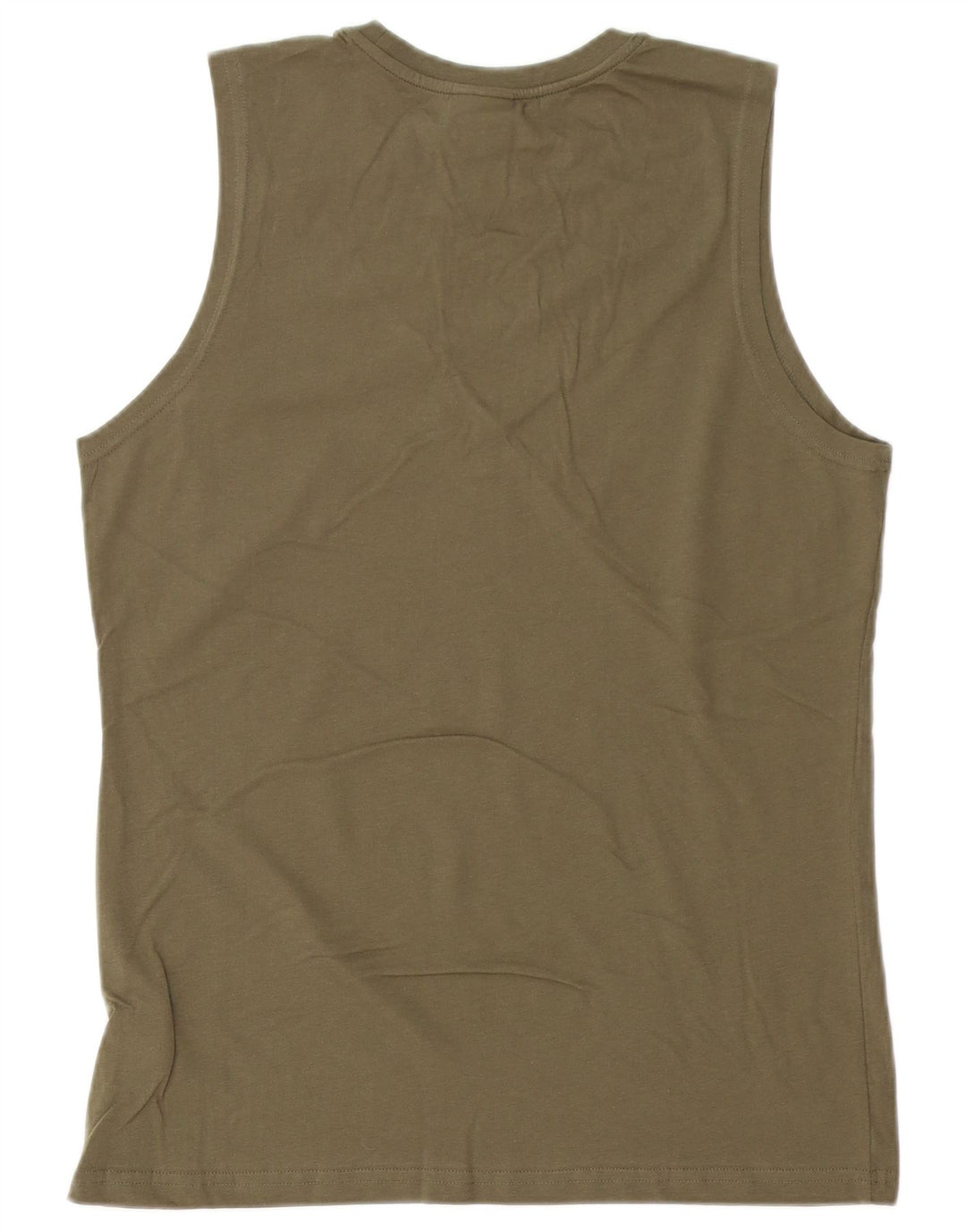 THINK PINK Canottiera grafica da uomo grande in cotone kaki