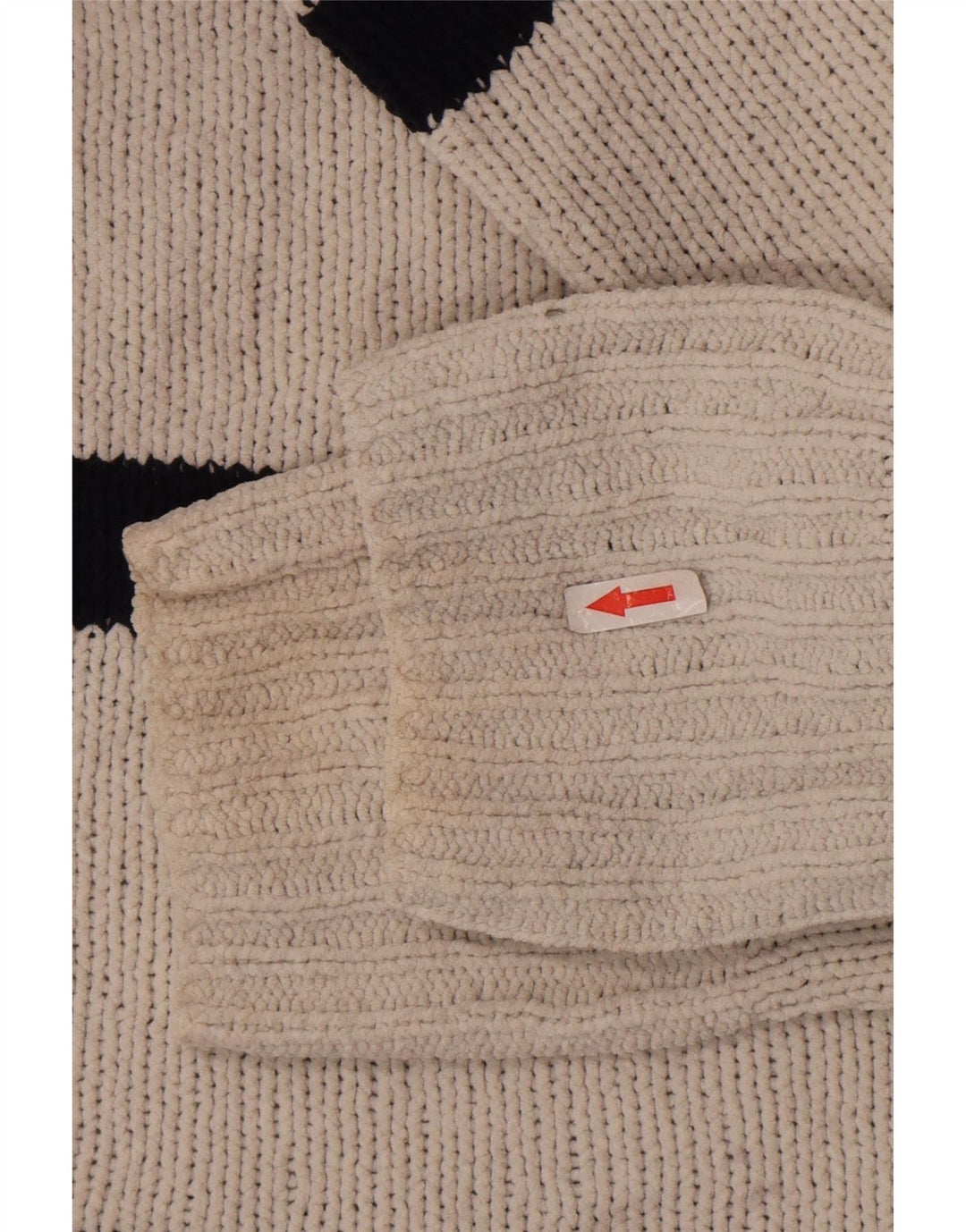 Maglione maglione a collo alto da donna Marks & Spencer UK 14 medio bianco