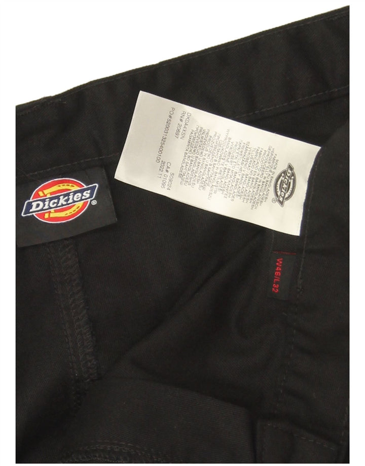 Pantaloni cargo dritti da uomo Dickies W46 L30 poliestere nero