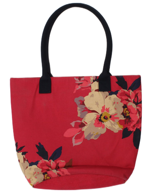 Borsa tote grafica da donna Joules taglia unica in cotone floreale rosso