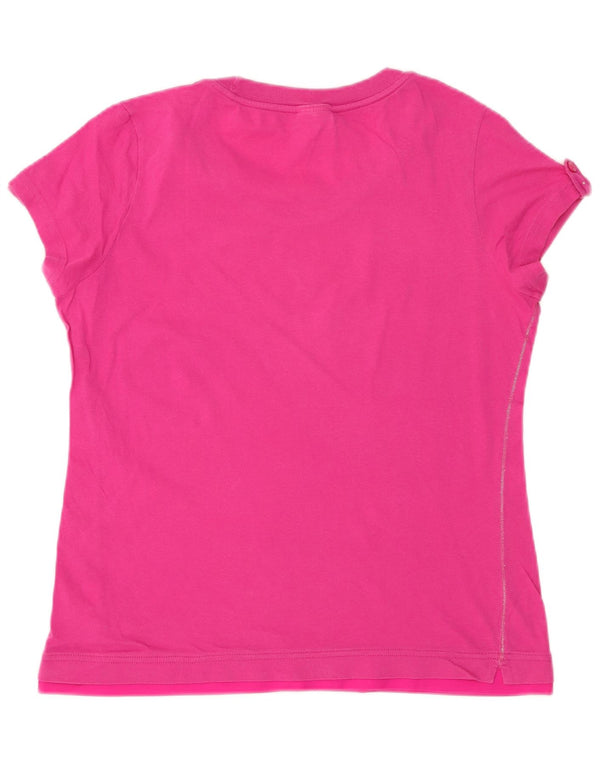 T-shirt grafica Champion da donna Easy Fit Top UK 16 Large Rosa