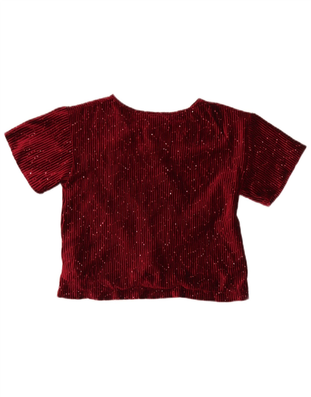 Top in camicetta in velluto per ragazze Zara 9-10 anni in poliestere rosso