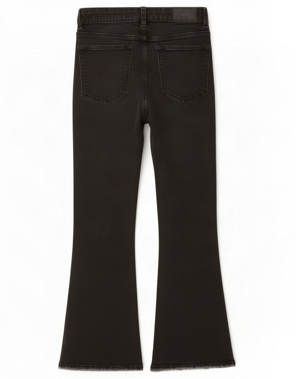 Jeans svasati da donna Zara EU 36 XS W26 L26 Nero