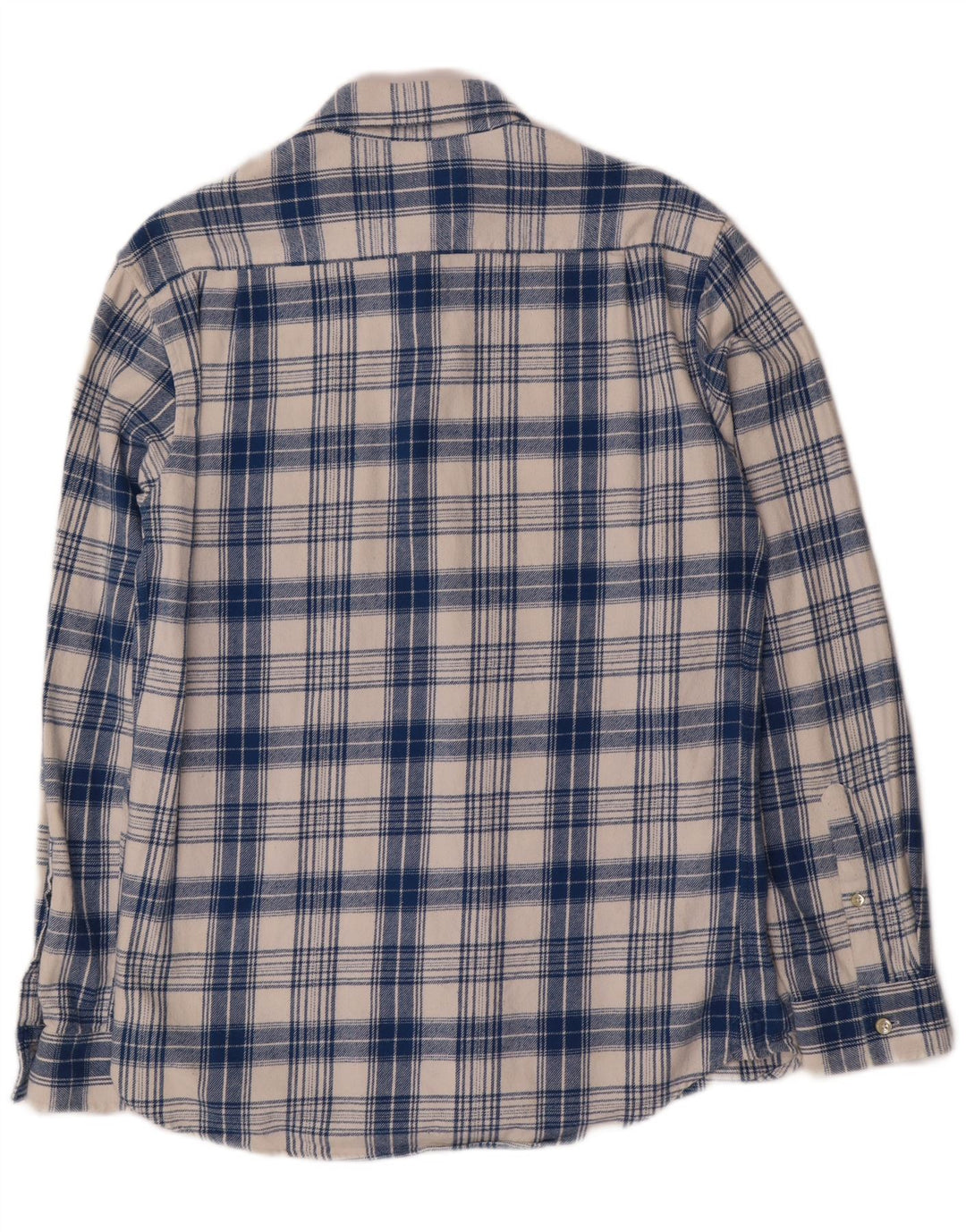 Camicia di flanella da uomo Jack Wills in cotone a quadri blu medio