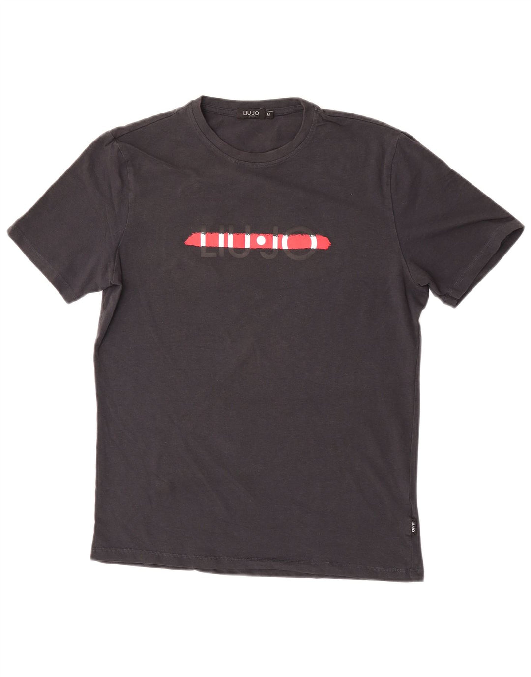 T-shirt grafica da uomo Liu Jo Top nera media