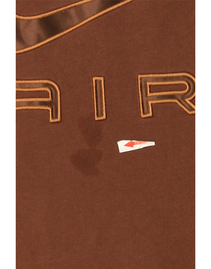 T-shirt grafica da uomo Nike Loose Fit, taglia grande, marrone
