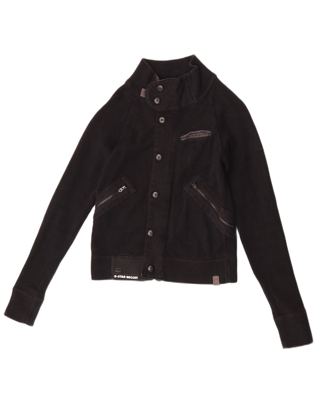 Giubbotto bomber corto da donna G-Star UK 12 cotone nero medio