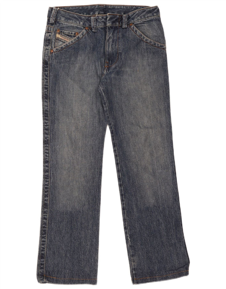 Jeans dritti da donna DIESEL W29 L30 cotone blu