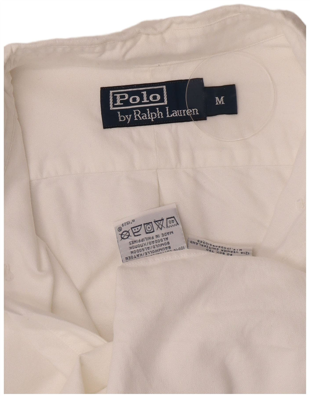 Polo Ralph Lauren Camicia pullover grafica da uomo in cotone bianco medio