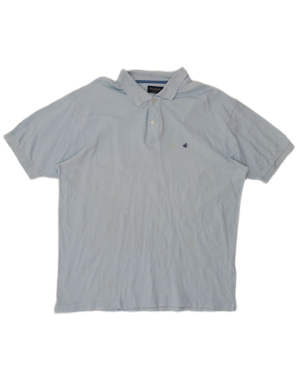Polo Uomo BROOKSFIELD IT 56 XL Blu Cotone
