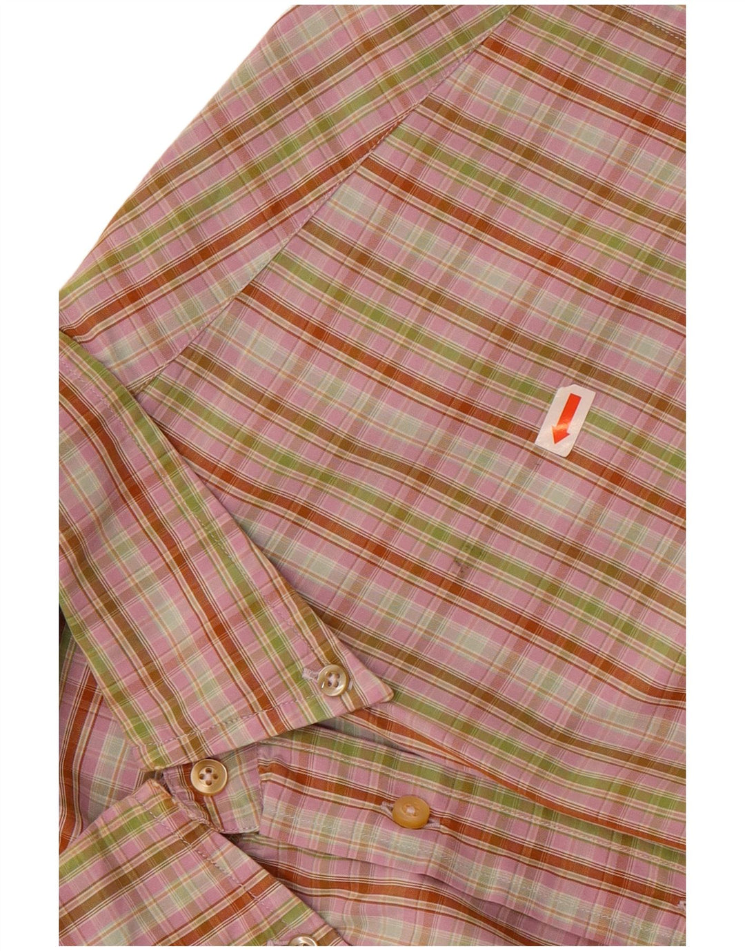 Camicia da uomo Avirex 2XL cotone a quadri rosa