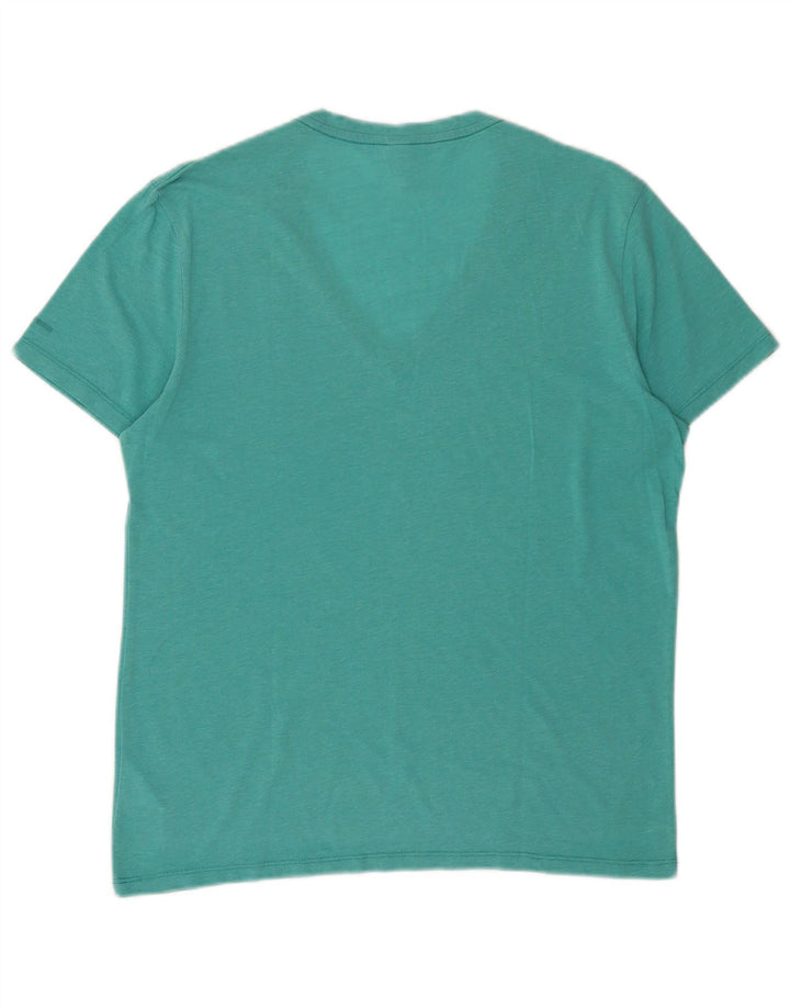 T-shirt da uomo G-Star Top in cotone turchese medio