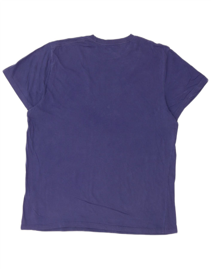 T-shirt grafica personalizzata da uomo VANS Top XL in cotone blu