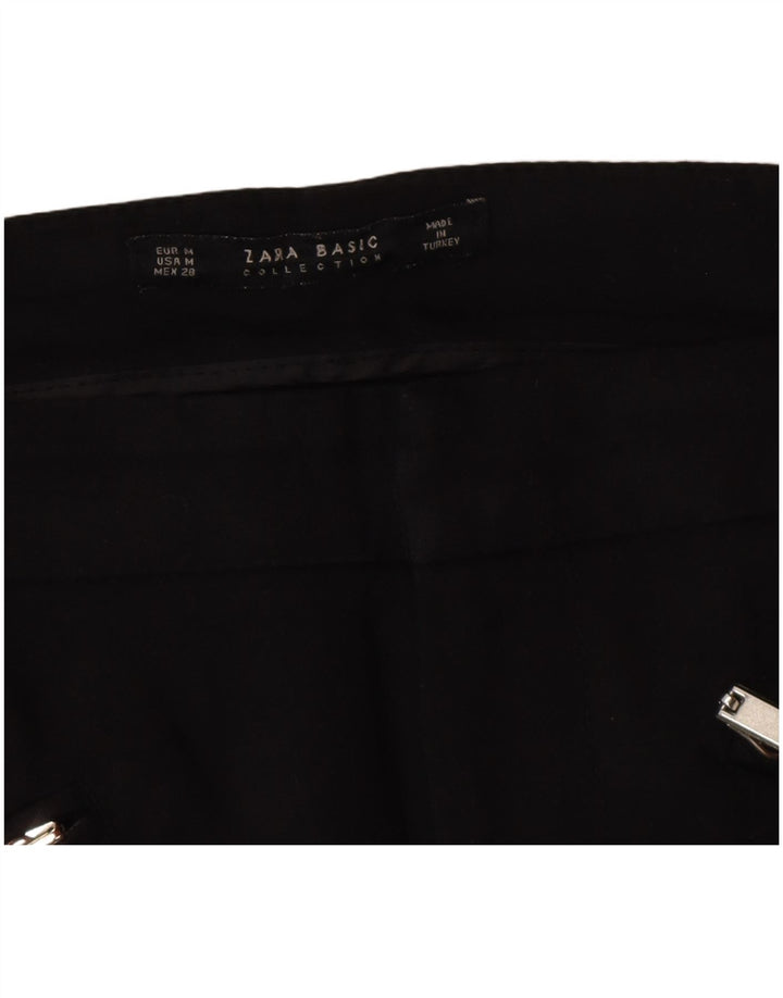 Pantaloni casual slim da donna Zara medi W28 L28 neri