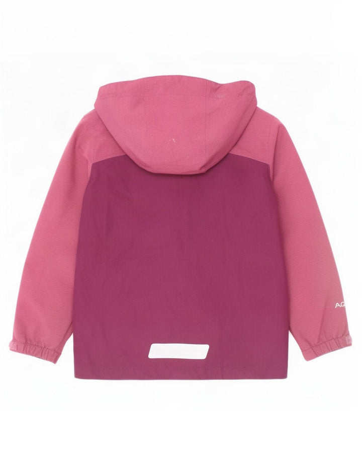 Giacca antipioggia con cappuccio per ragazze Berghaus 5-6 anni Poliestere color block marrone