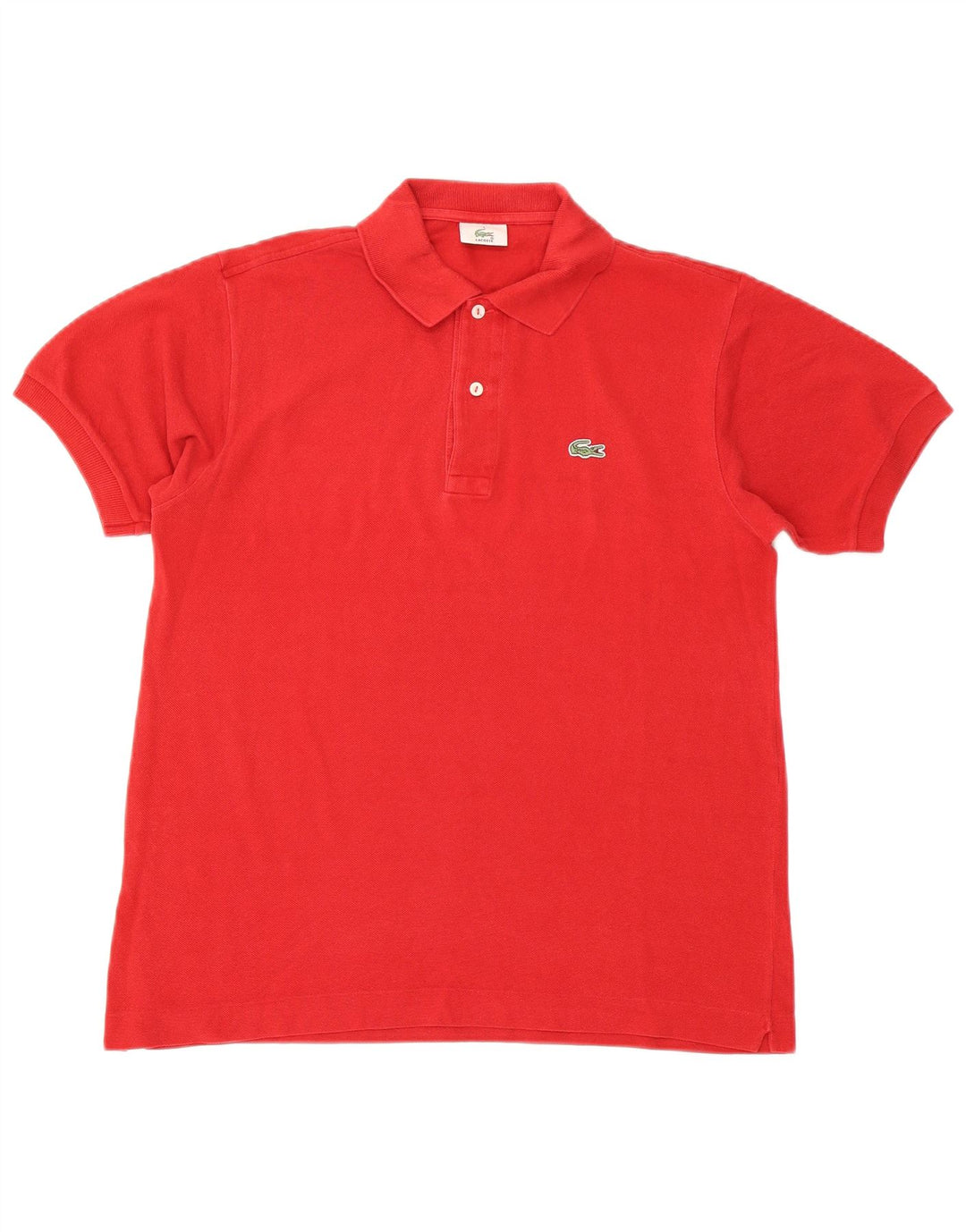 Polo da uomo Lacoste taglia 4 media in cotone rosso