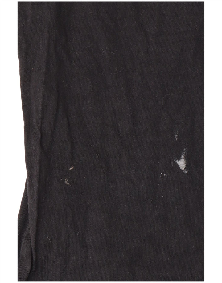 ADIDAS Womens T-Shirt Top UK 12 Medium  Black Cotton Vintage Adidas and Second-Hand Adidas from Messina Hembry 