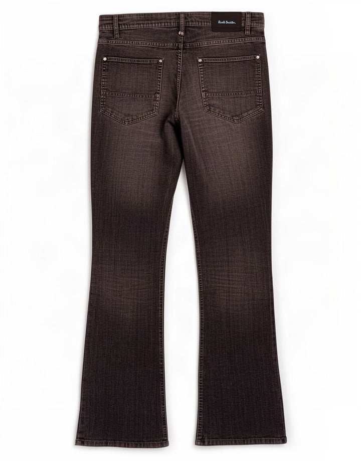 Pantaloni da uomo in velluto a coste bootcut Paul Smith W32 L31 cotone grigio