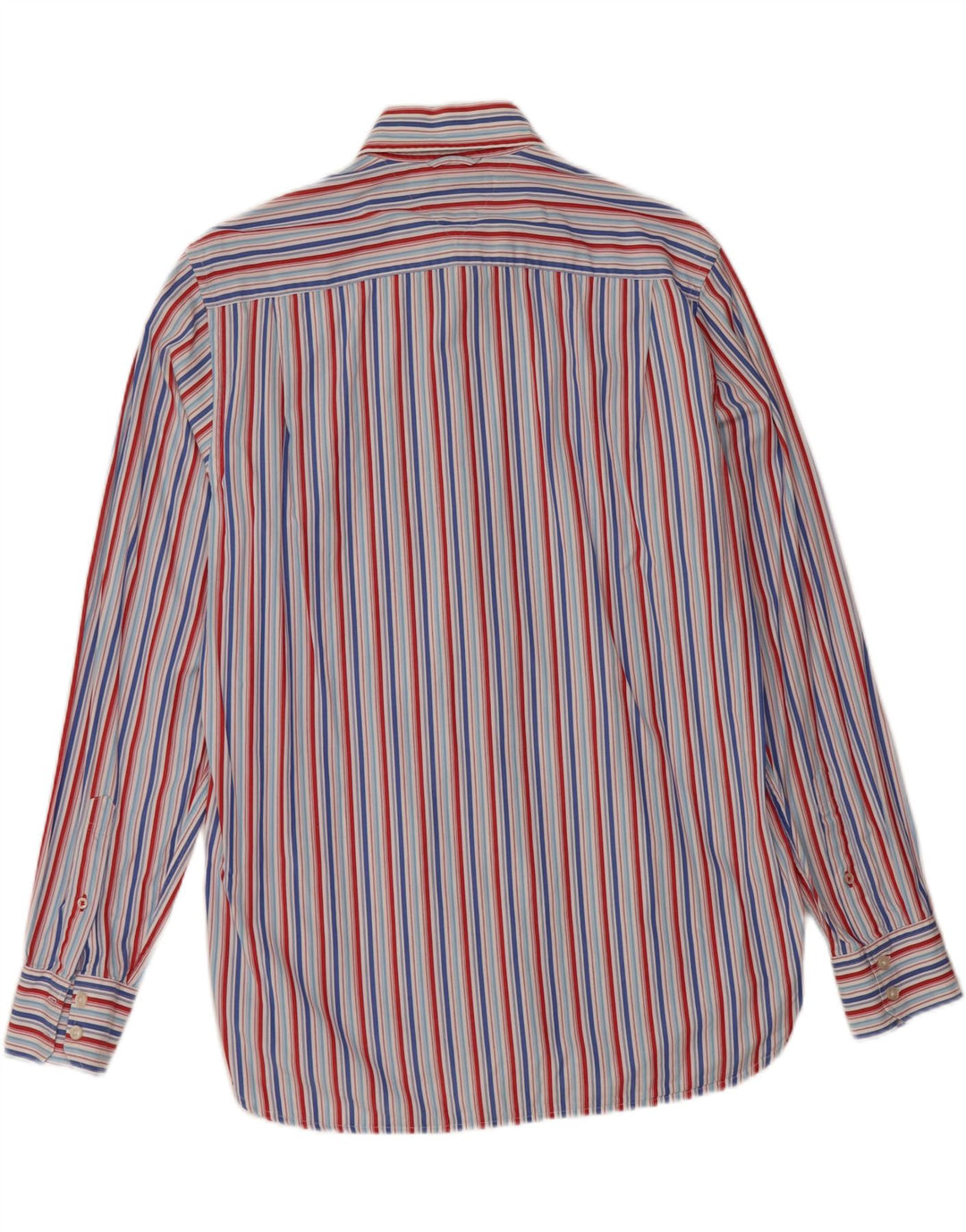 TOMMY HILFIGER Camicia da uomo in cotone a righe blu medio