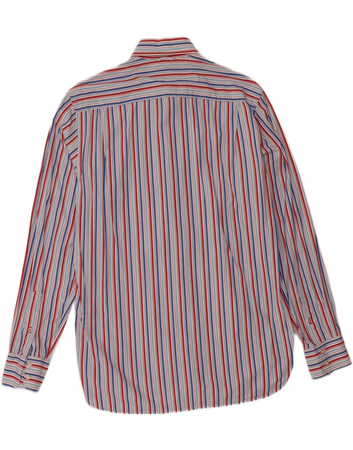 TOMMY HILFIGER Camicia da uomo in cotone a righe blu medio