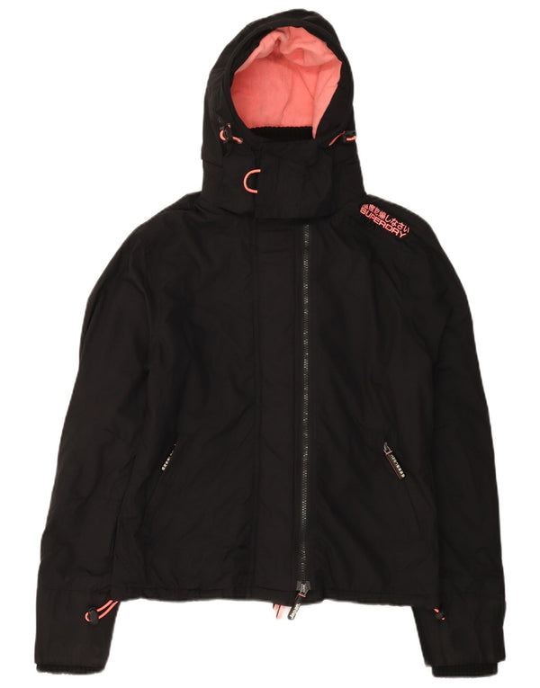 Giacca a vento da donna Superdry The Windcheater UK 14 media nera