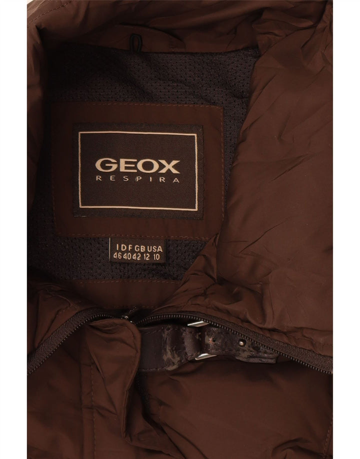 Giacca imbottita da donna GEOX UK 12 Marrone medio