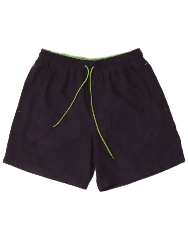 Pantaloncini da bagno da uomo Marks & Spencer medio poliestere blu navy