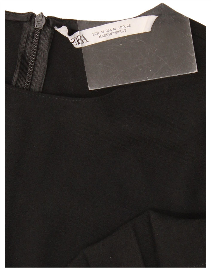 Abito basic da donna ZARA UK 12 medio nero