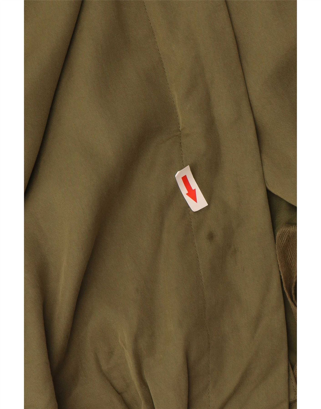 Giacca Parka con cappuccio da donna Marks & Spencer UK 16 Large Poliestere kaki