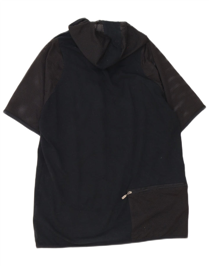 Maglietta Fila da uomo con cappuccio Top in cotone nero medio