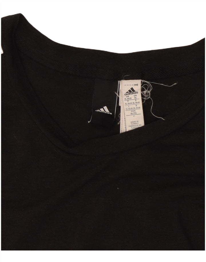 Maglietta ADIDAS da donna Top UK 20/22 XL poliestere nero