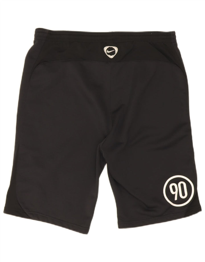 Pantaloncini sportivi Nike da uomo con grafica, grandi, in poliestere nero