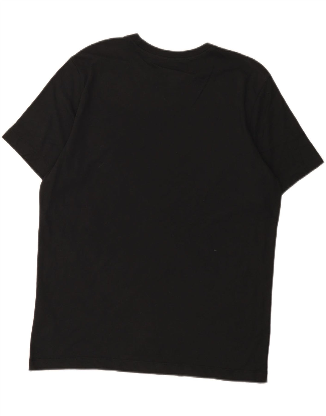 T-shirt grafica Nike Dri Fit da uomo in cotone medio nero