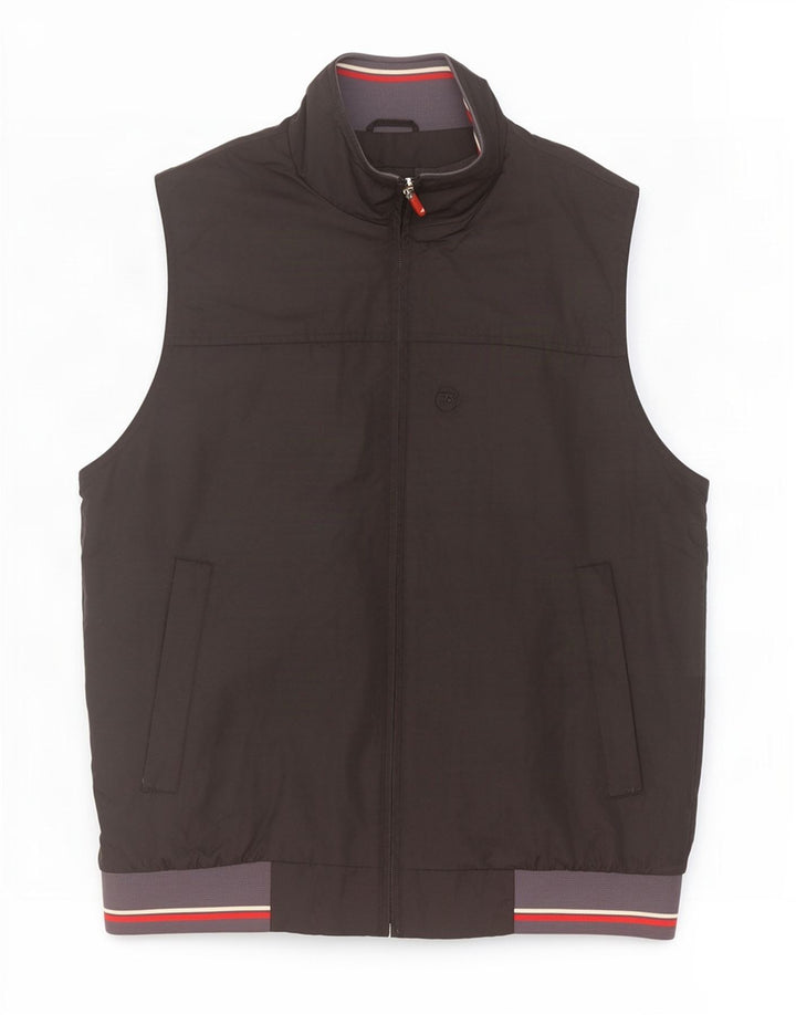 Gilet da uomo Brugi UK 38 medio nero color block in poliammide